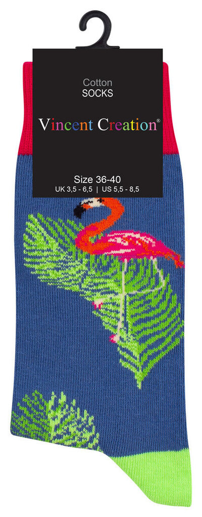 Sokid unisex Vincent Creation 2185, roheline/sinine hind ja info | Meeste sokid | kaup24.ee