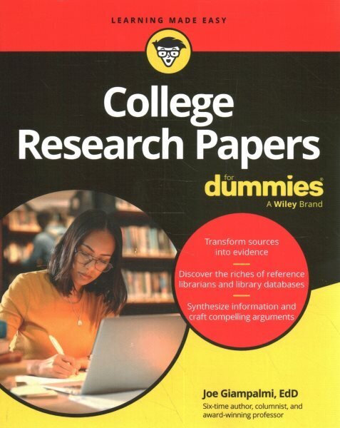 College Research Papers For Dummies цена и информация | Ühiskonnateemalised raamatud | kaup24.ee