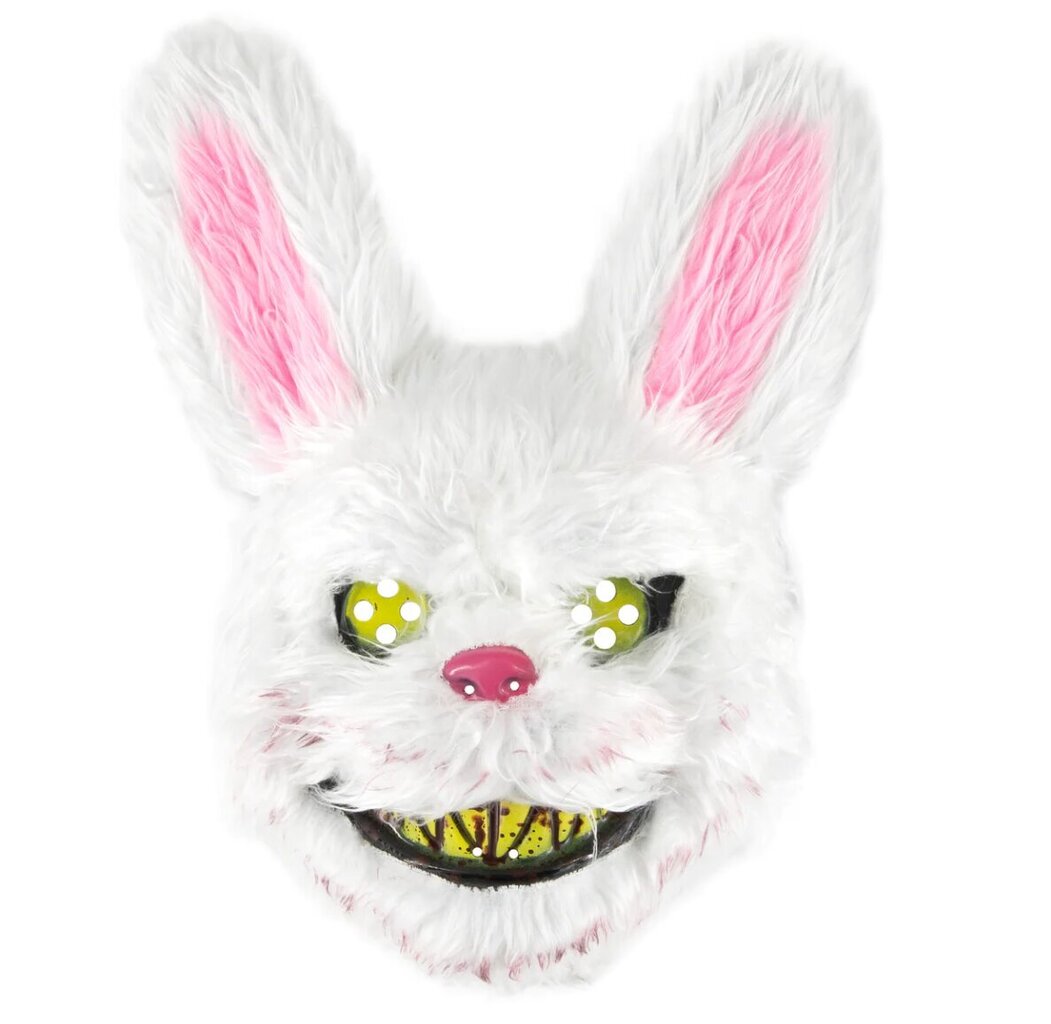Halloweeni maski küülik (jänku) hind ja info | Karnevali kostüümid | kaup24.ee