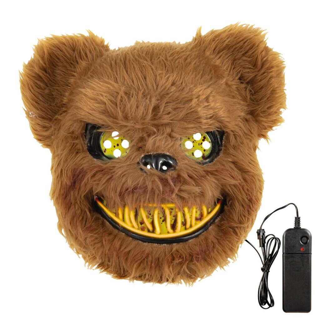 Mask Halloween Karu LED valgustusega hind ja info | Karnevali kostüümid | kaup24.ee