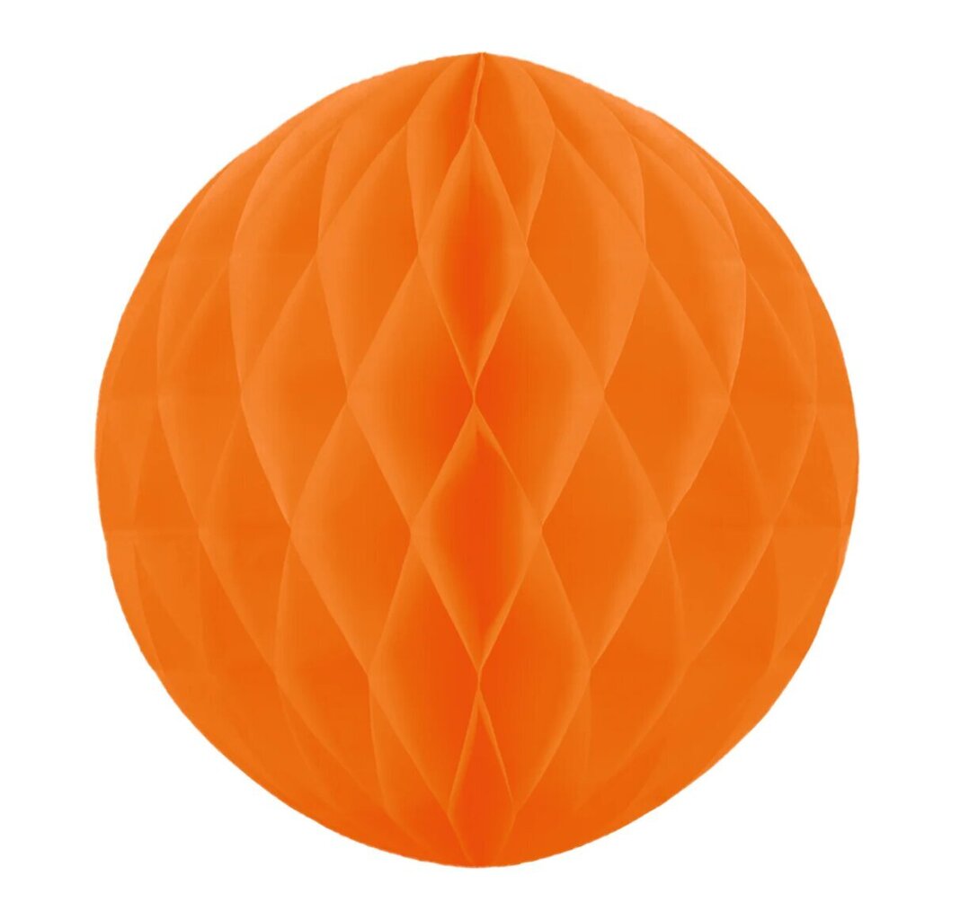 Halloweeni kaunistus kärgpall, 30 cm, oranž hind ja info | Peokaunistused | kaup24.ee
