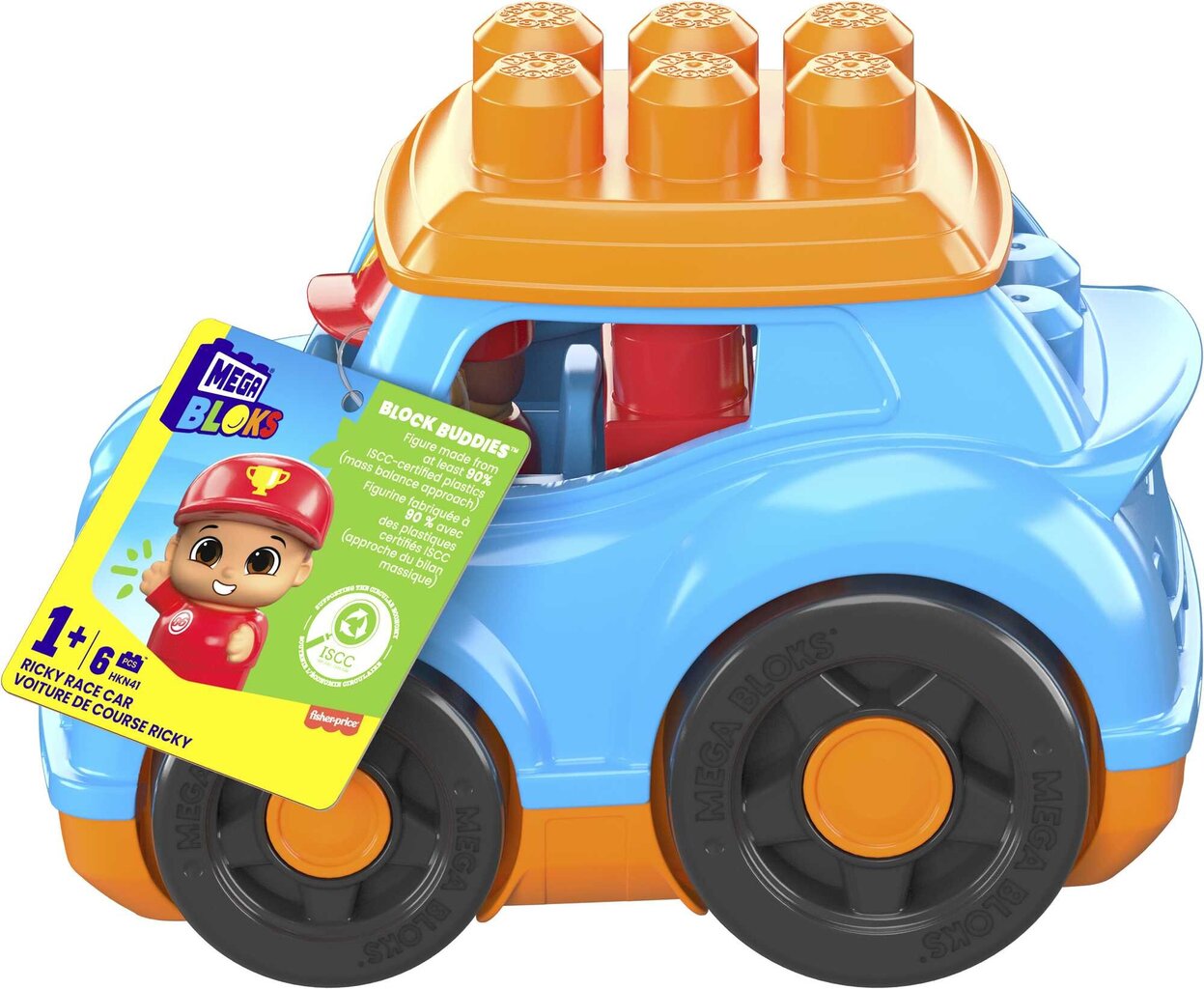 Mega Bloks® Ricky võidusõiduauto HKN41 hind ja info | Arendavad mänguasjad | kaup24.ee