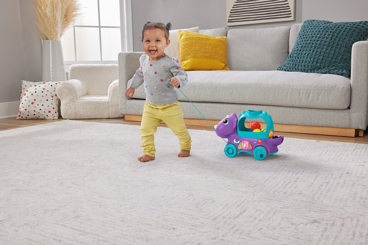 Fisher-Price® pallidega dinosaurus eestikeelne HNR53 hind ja info | Poiste mänguasjad | kaup24.ee