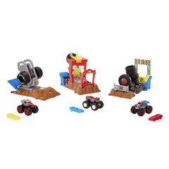 Hot Wheels® Monster Trucks väike romuralli komplekt HNB87 hind ja info | Poiste mänguasjad | kaup24.ee