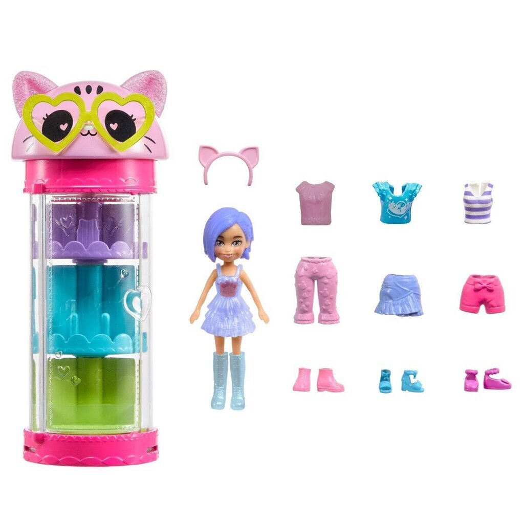 Polly Pocket® pöörlev riidekapp HKW04 hind ja info | Tüdrukute mänguasjad | kaup24.ee
