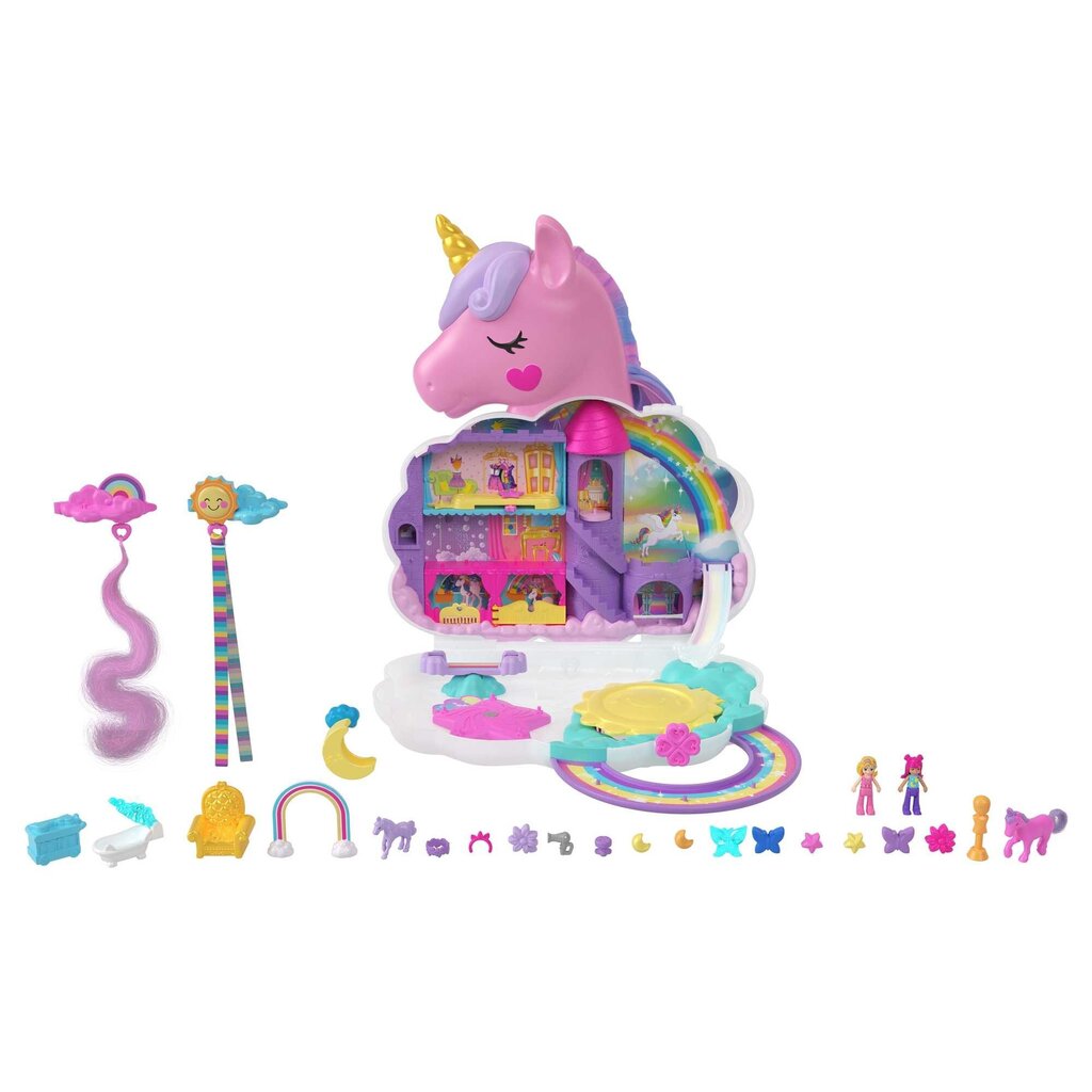Polly Pocket® Ükssarviku ilusalong HKV51 hind ja info | Tüdrukute mänguasjad | kaup24.ee