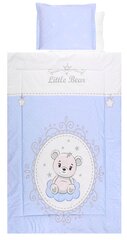 Laste voodipesukomplekt Lorelli Little Bear Blue, 100x150 cm, 4-osaline цена и информация | Детское постельное бельё | kaup24.ee