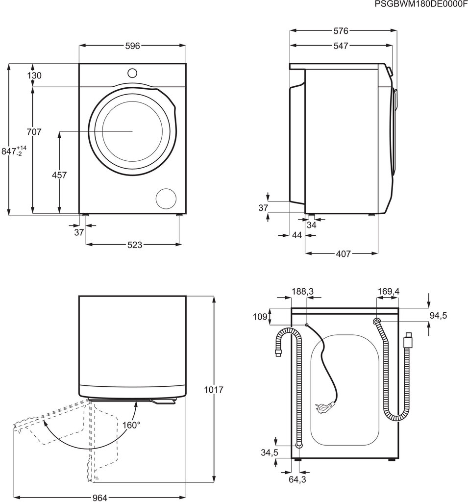 Electrolux EW7W5468E6 PerfectCare 700 hind ja info | Pesumasinad | kaup24.ee