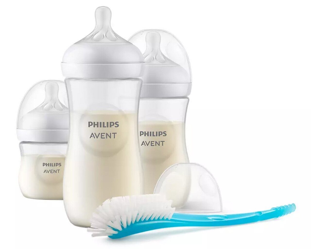 Pudelite komplekt Philips Avent Natural Response Scd837/12, 0 kuud+, 3 tk. hind ja info | Lutipudelid ja aksessuaarid | kaup24.ee