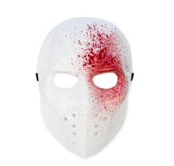 Halloweeni mask Verine reede 13, valge-punane hind ja info | Karnevali kostüümid | kaup24.ee