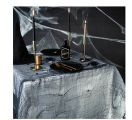 Хэллоуин декор Паутина, 210х300 см, черная цена и информация | Праздничные декорации | kaup24.ee