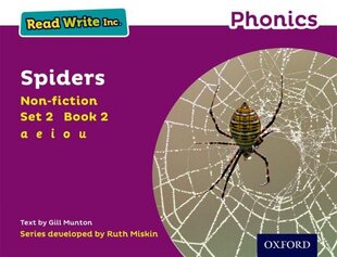 Read Write Inc. Phonics: Purple Set 2 Non-fiction 2 Spiders hind ja info | Noortekirjandus | kaup24.ee