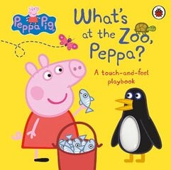 Peppa Pig: What's At The Zoo, Peppa?: A Touch-and-Feel Playbook hind ja info | Väikelaste raamatud | kaup24.ee