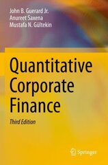 Quantitative Corporate Finance 3rd ed. 2022 hind ja info | Majandusalased raamatud | kaup24.ee
