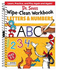 Dr. Seuss Wipe-Clean Workbook: Letters and Numbers: Activity Workbook for Ages 3-5 hind ja info | Noortekirjandus | kaup24.ee