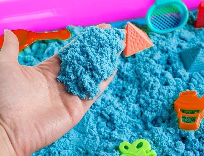 Kineetiline liiv vormidega цена и информация | Arendavad mänguasjad | kaup24.ee