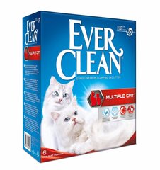 Наполнитель для кошачьего туалета Ever Clean Multiple Cat, 6 л цена и информация | Наполнитель для кошек | kaup24.ee