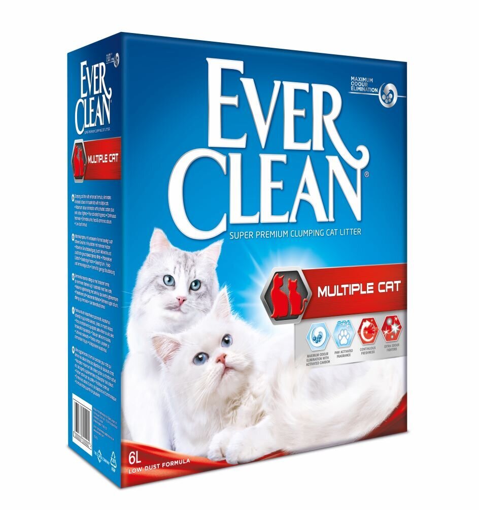 Kassiliiv Ever Clean Multiple Cat, 6 L цена и информация | Kassiliiv | kaup24.ee