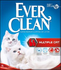 Наполнитель для кошачьего туалета Ever Clean Multiple Cat, 6 л цена и информация | Наполнители для туалета | kaup24.ee