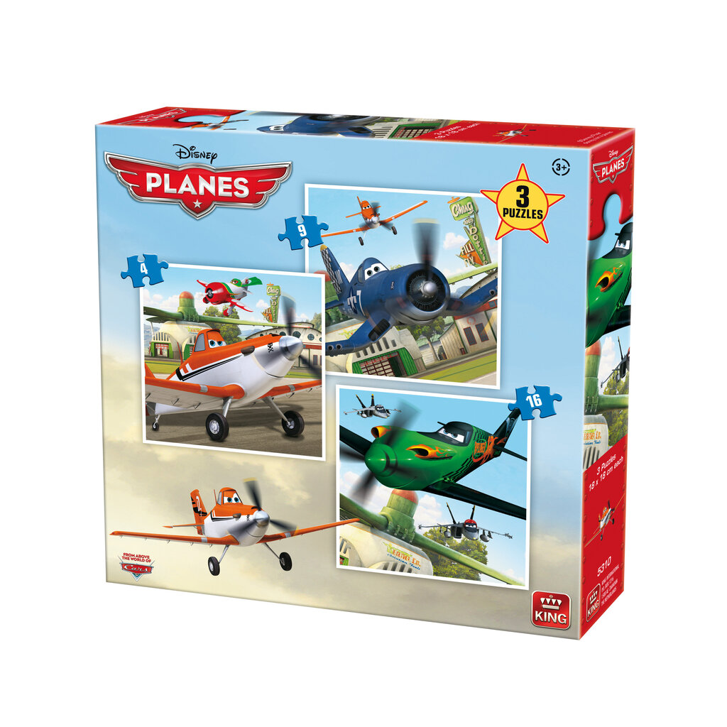 Pusle King Planes 3 in 1 hind ja info | Pusled | kaup24.ee