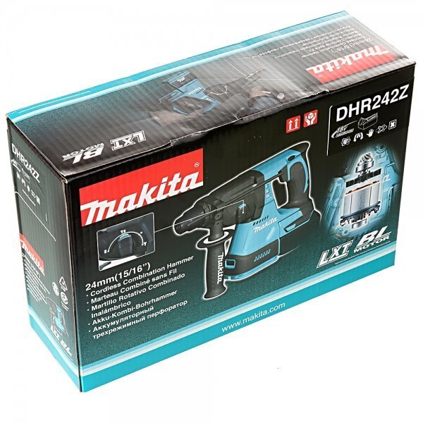Akuga perforaator Makita DHR242Z 18V SDS plus hind ja info | Lööktrellid | kaup24.ee