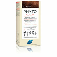 Перманентный краска PHYTO PhytoColor 7.43-rubio dorado cobrizo Без аммиака цена и информация | Краска для волос | kaup24.ee