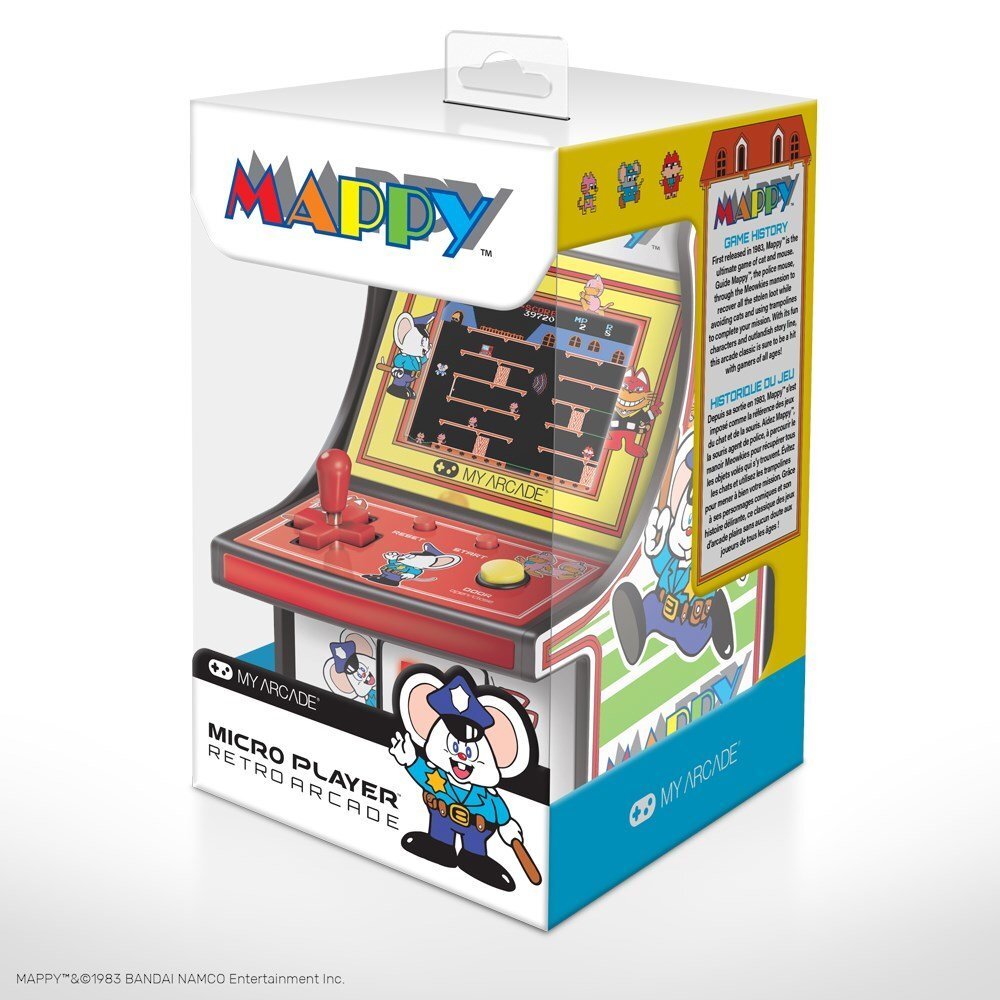 dreamGEAR Retro arkaadmäng Mappy Micro Player hind ja info | Mängukonsoolid | kaup24.ee