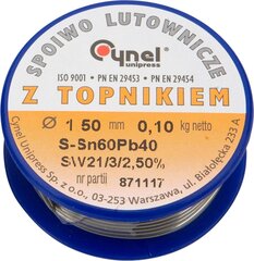 Комплект для пайки 97% Sn,D2.5mm,3%Cu,100g цена и информация | Механические инструменты | kaup24.ee