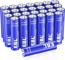 Patareid, EBL, AAA, Alkaline, 1200 mAh, 20 tk цена и информация | Батарейки | kaup24.ee