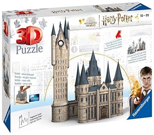 Pusle 3D Ravensburger Harry Potter Sigatüüka lossi torn, 540 tk цена и информация | Pusled | kaup24.ee