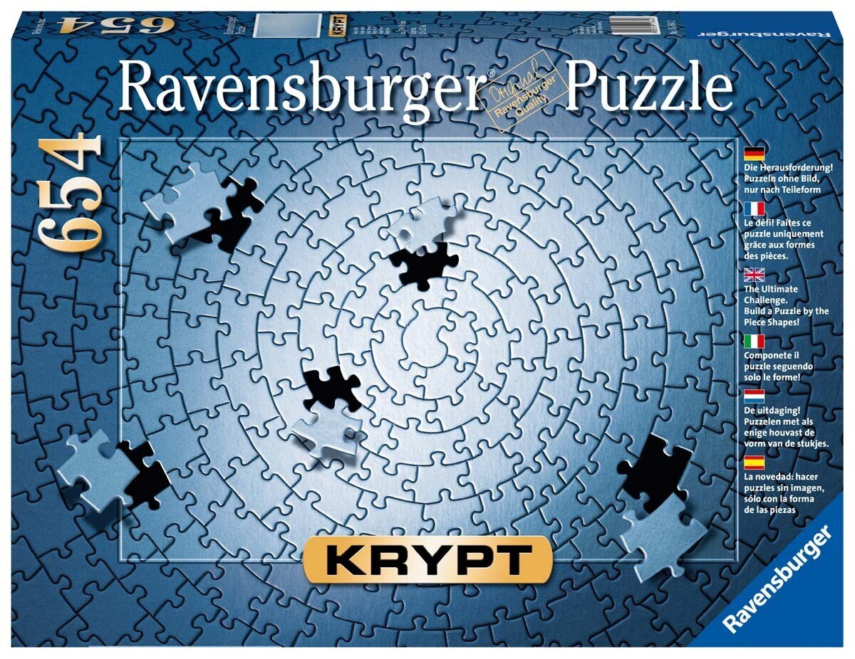 Pusle Ravensburgeri Krypt Silver, 654 tk hind ja info | Pusled | kaup24.ee