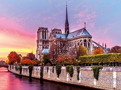 Pusle Ravensburger maaliline Notre Dame, 1500 tk hind ja info | Pusled | kaup24.ee