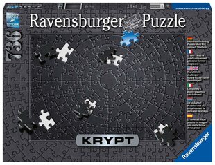 Pusle Ravensburger Krypt Black, 736 tk hind ja info | Pusled | kaup24.ee