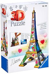 3D Pusle Ravensburger Eiffeli torni väljaanne Love, 216 tk цена и информация | Пазлы | kaup24.ee