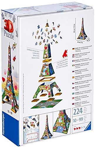 3D Pusle Ravensburger Eiffeli torni väljaanne Love, 216 tk цена и информация | Pusled | kaup24.ee