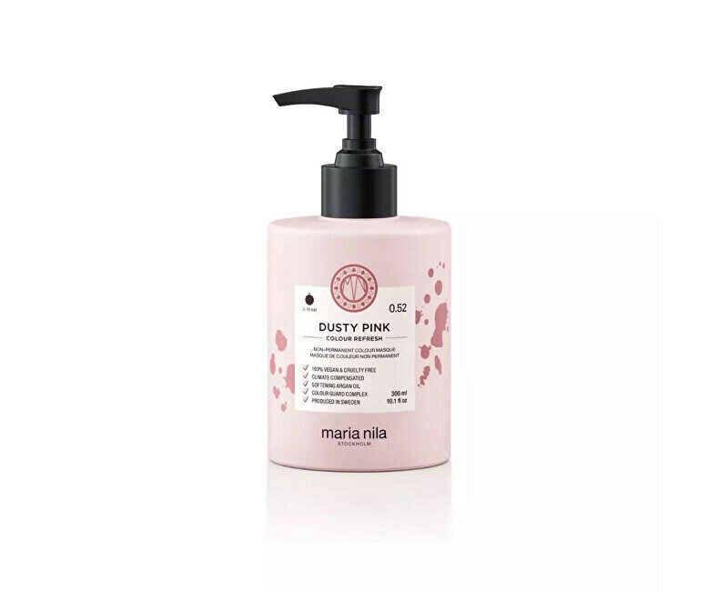 Juukseid tooniv mask Maria Nila ilma püsivärvipigmentideta mask 0,52 Dusty Pink, 300 ml hind ja info | Juuksevärvid | kaup24.ee