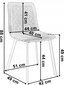 Köögitool eHokers 44x53x88 cm, hall hind ja info | Söögilaua toolid, köögitoolid | kaup24.ee