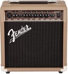 Akustilise kitarri võimendi Fender Acoustasonic 15 цена и информация | Принадлежности для музыкальных инструментов | kaup24.ee