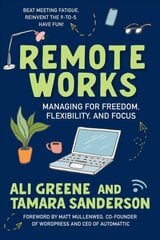 Remote Works: Managing for Freedom, Flexibility, and Focus hind ja info | Majandusalased raamatud | kaup24.ee