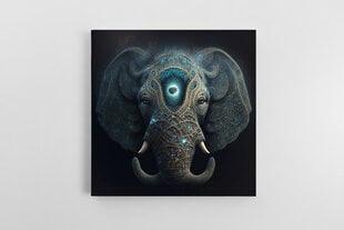 100x100 см Волшебный слон. Йога (Yoga) Темы цена и информация | Картины, живопись | kaup24.ee