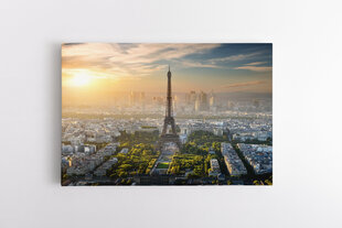 20x30 см Панорама Парижа с Эйфелевой башней цена и информация | Настенные деревянные декорации | kaup24.ee