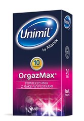 Kondoomid Unimil OrgazMax, 10 tk hind ja info | Kondoomid | kaup24.ee