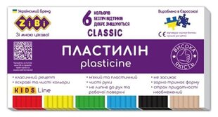 Пластилин Zibi Classic Kids Line 6сп 120 г цена и информация | Канцелярские товары | kaup24.ee