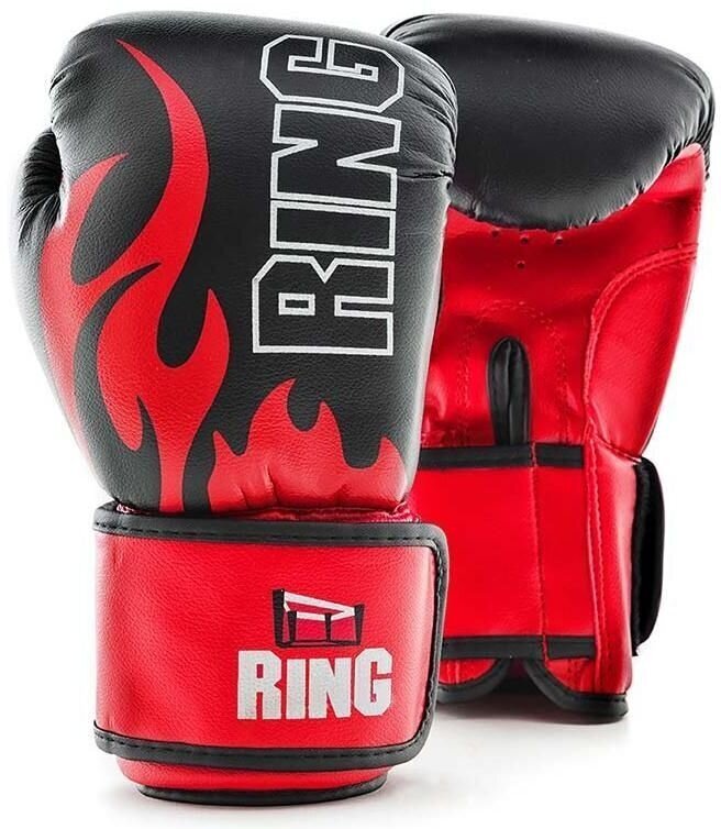 Poksikindad Ring Sport Fire, punased hind ja info | Poksivarustus | kaup24.ee