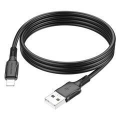 Borofone Cable BX80 Succeed - USB to Lightning - 2,4A 1 metre black цена и информация | Кабели для телефонов | kaup24.ee