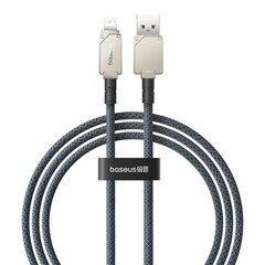 Кабель для быстрой зарядки Baseus USB/Lightning 2.4 А, 1 м (белый) цена и информация | Borofone 43757-uniw | kaup24.ee