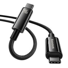 USB-C to USB-C cable Baseus Tungsten Gold 240W 3m (black) цена и информация | Borofone 43757-uniw | kaup24.ee