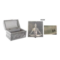 Шкатулка DKD Home Decor Серебристый Деревянный Алюминий Зеленый 25 x 15 x 18 cm цена и информация | Ящики для вещей | kaup24.ee