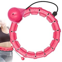 Masseeriv hularõngas Smart Hula Hoop HHP007, roosa hind ja info | Hularõngad | kaup24.ee