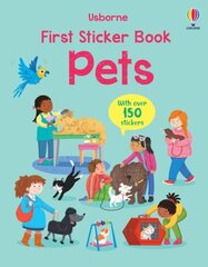 First Sticker Book Pets hind ja info | Väikelaste raamatud | kaup24.ee